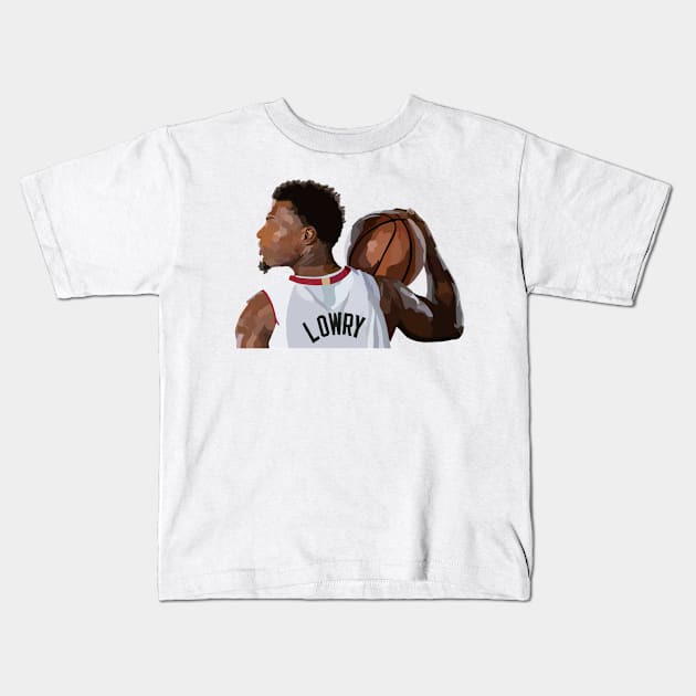 Miami Heat | Kyle Lowry Kids T-Shirt by ActualFactual